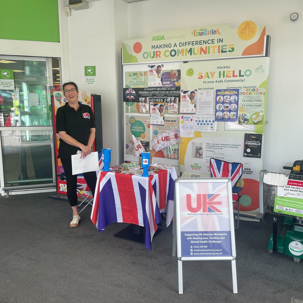 Rachael at UKVHF ASDA Fundraising Event July 2024