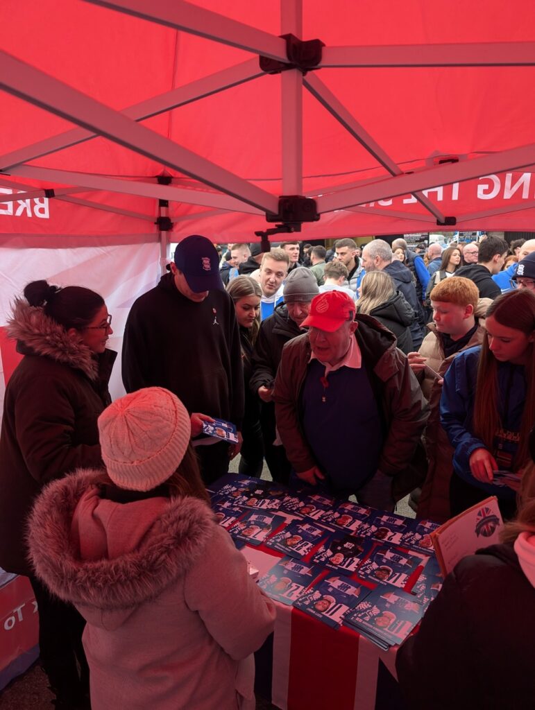 UKVHF booth at BCFC on Remembrance Day