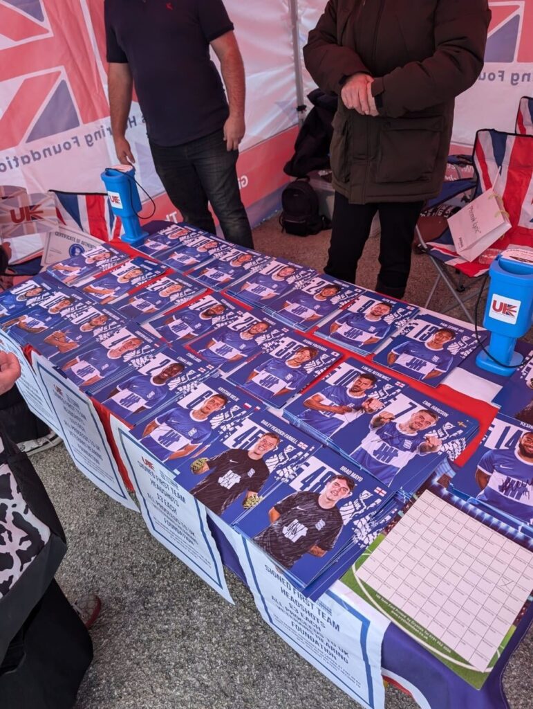 Signed photos from BCFC players