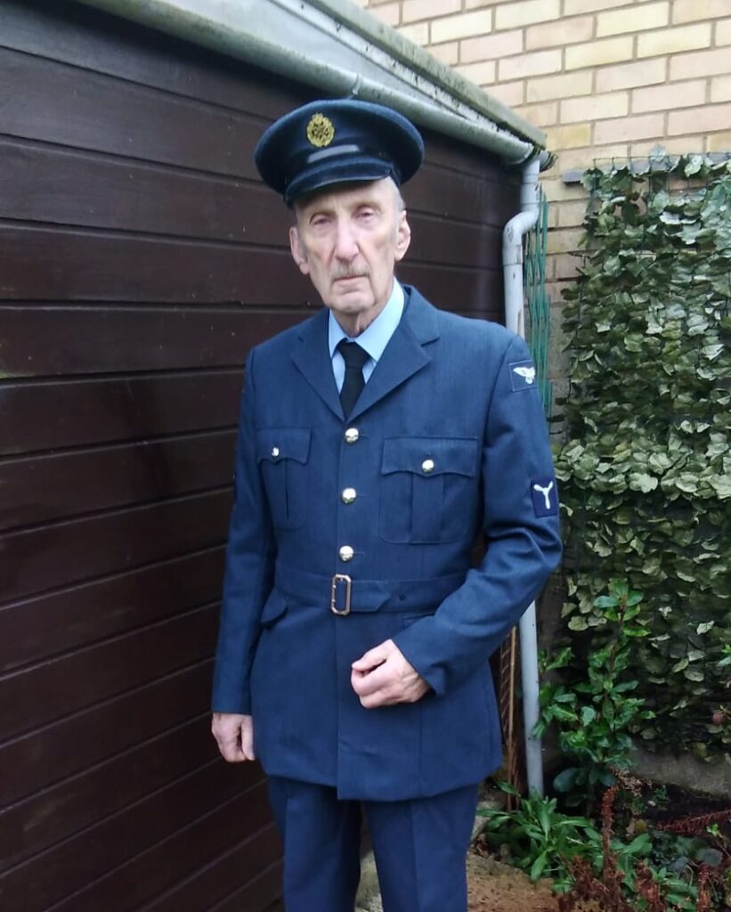 This is veteran, Mr. Clive Thompson in his uniform and this is his a journey to better hearing